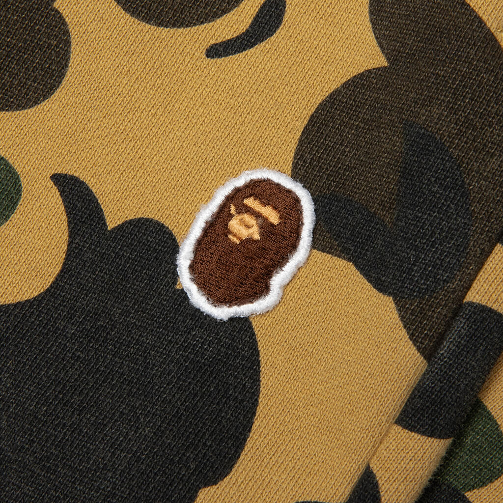 1st Camo One Point Relaxed Fit Sweat Pants - Yellow