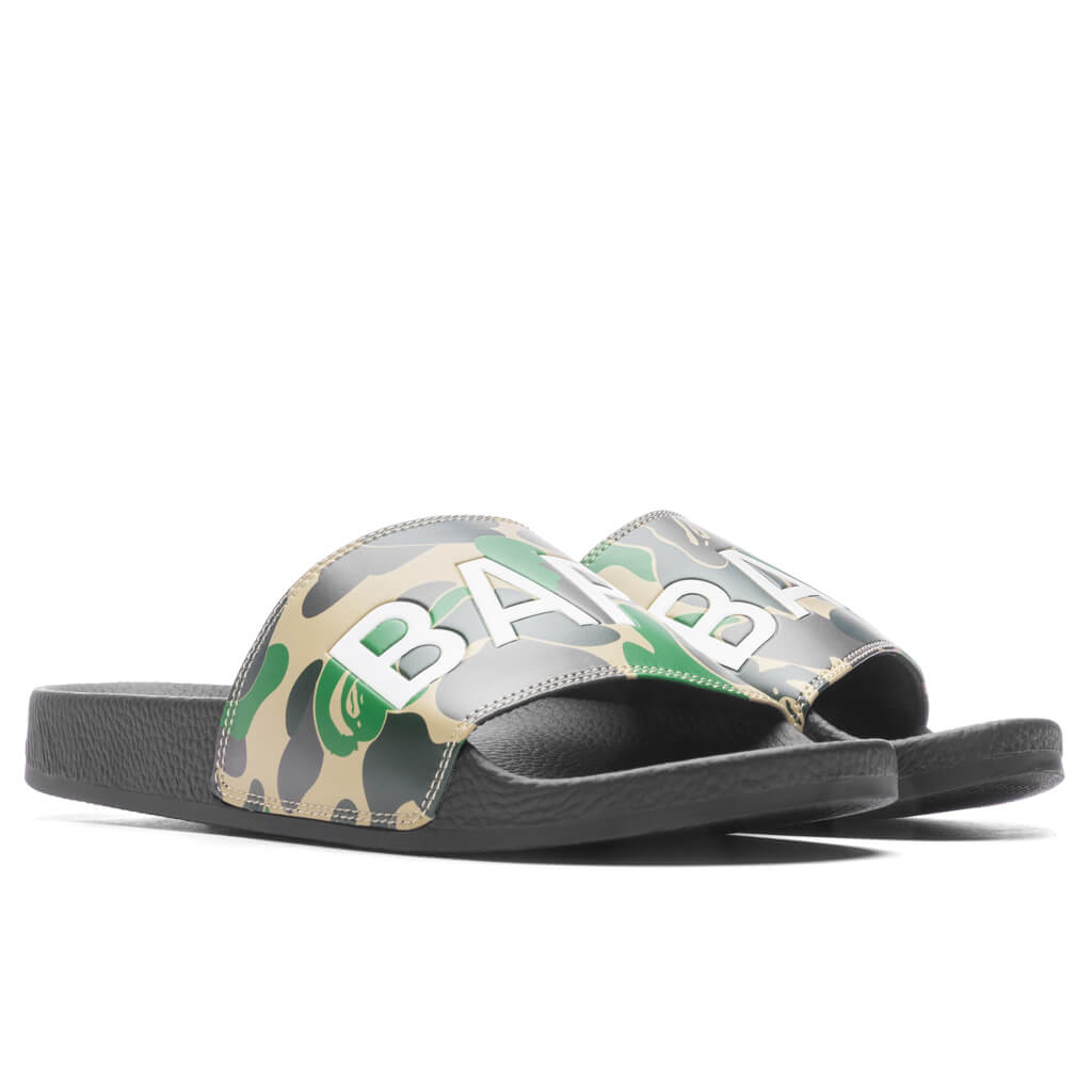 Abc Camo Slide Sandals - Green