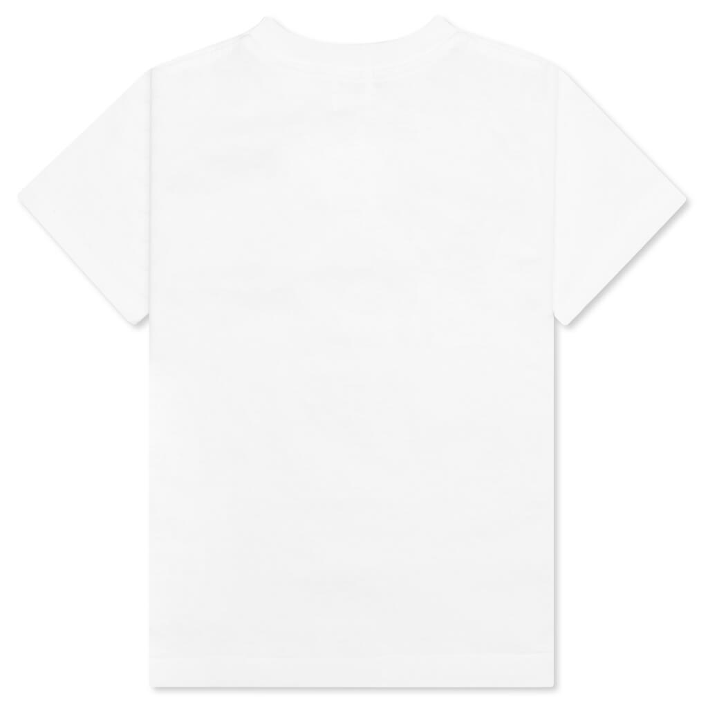 Kids 1st Camo College Tee - White/Green