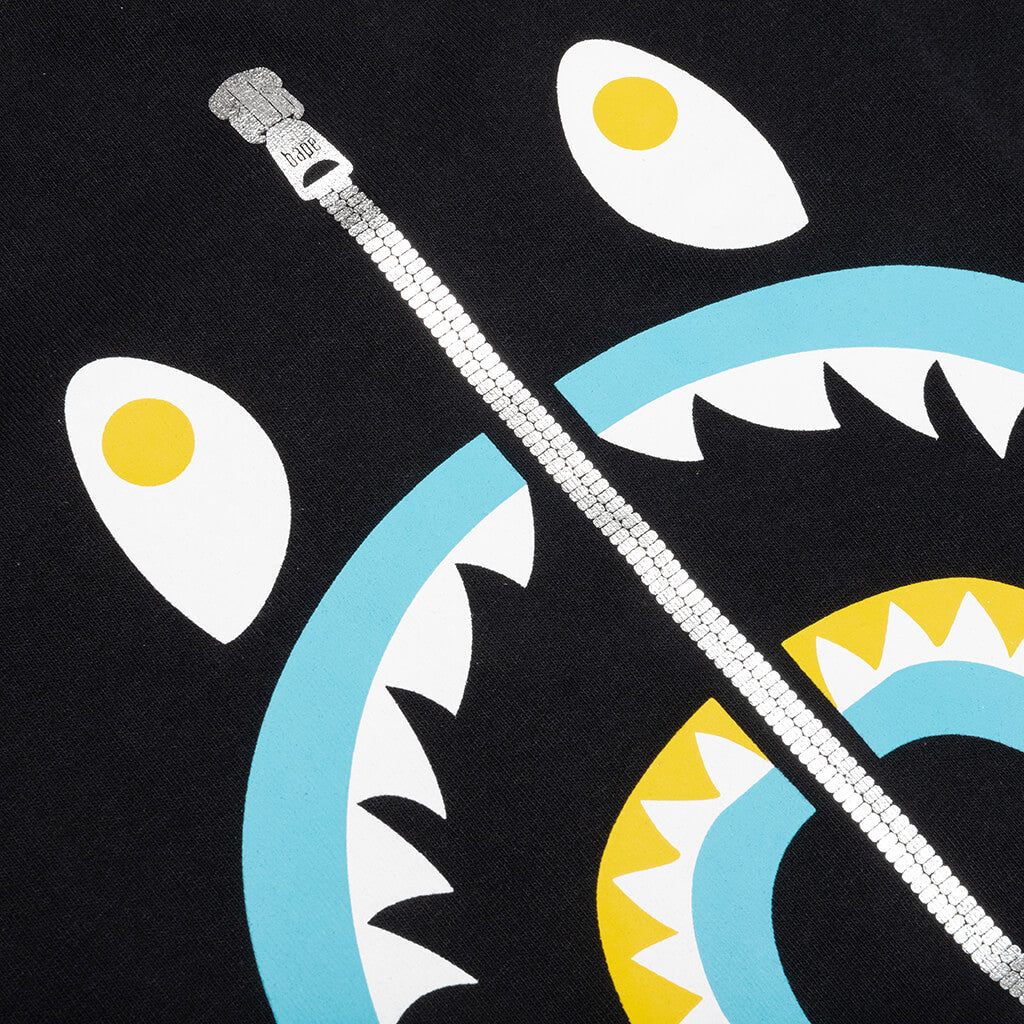 Kids Colors Shark Tee - Black