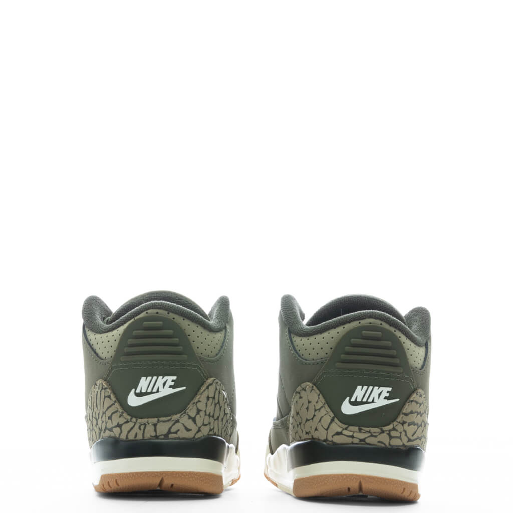 Air Jordan 3 Retro 'Family Affair' (TD) - Medium Olive/Neutral Olive/Sequoia