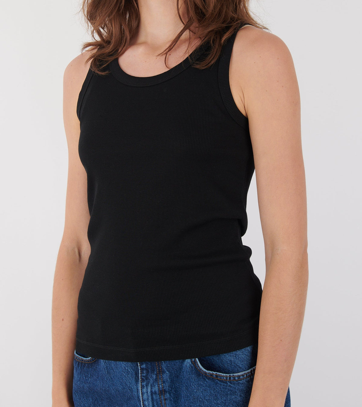 Rib Tank Black