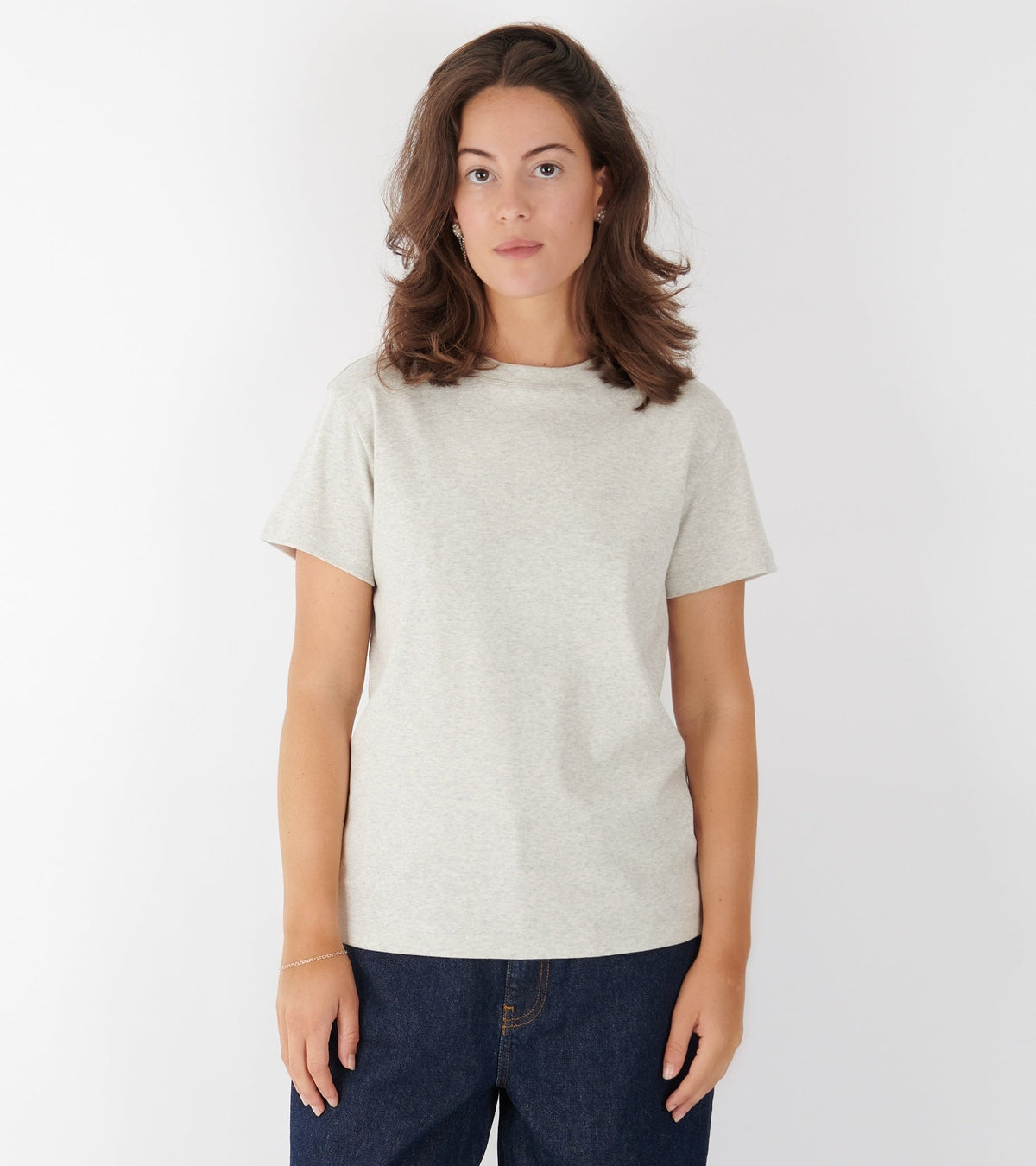 Monica Tee Heather Grey