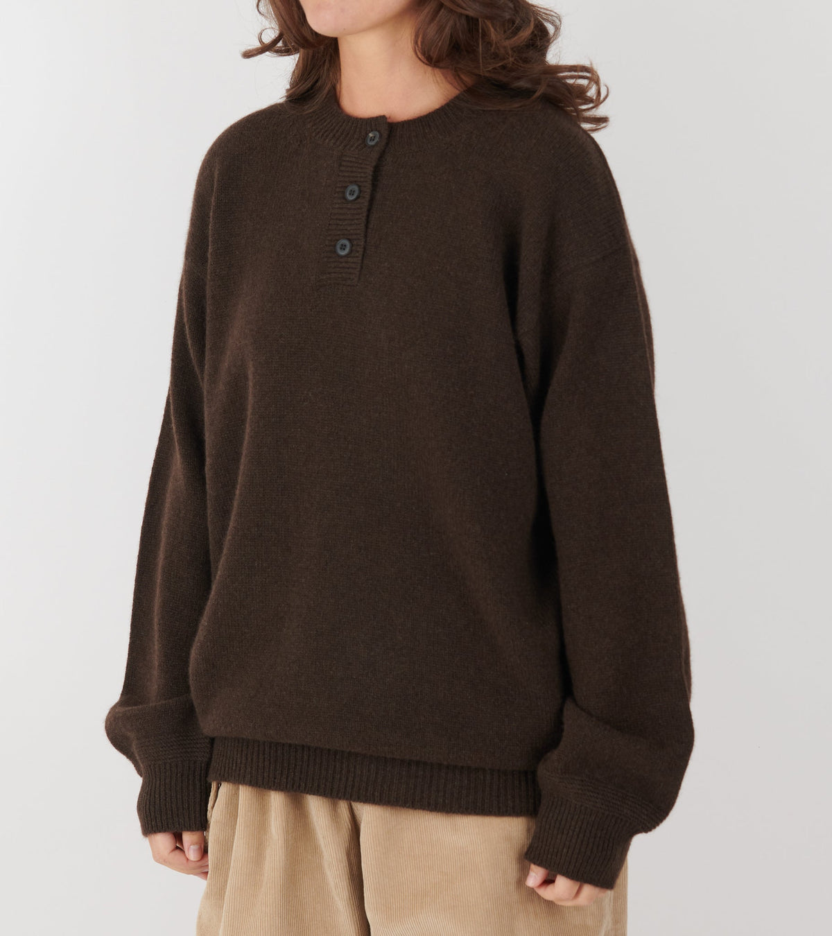Franco Sweater Pure Dark Brown