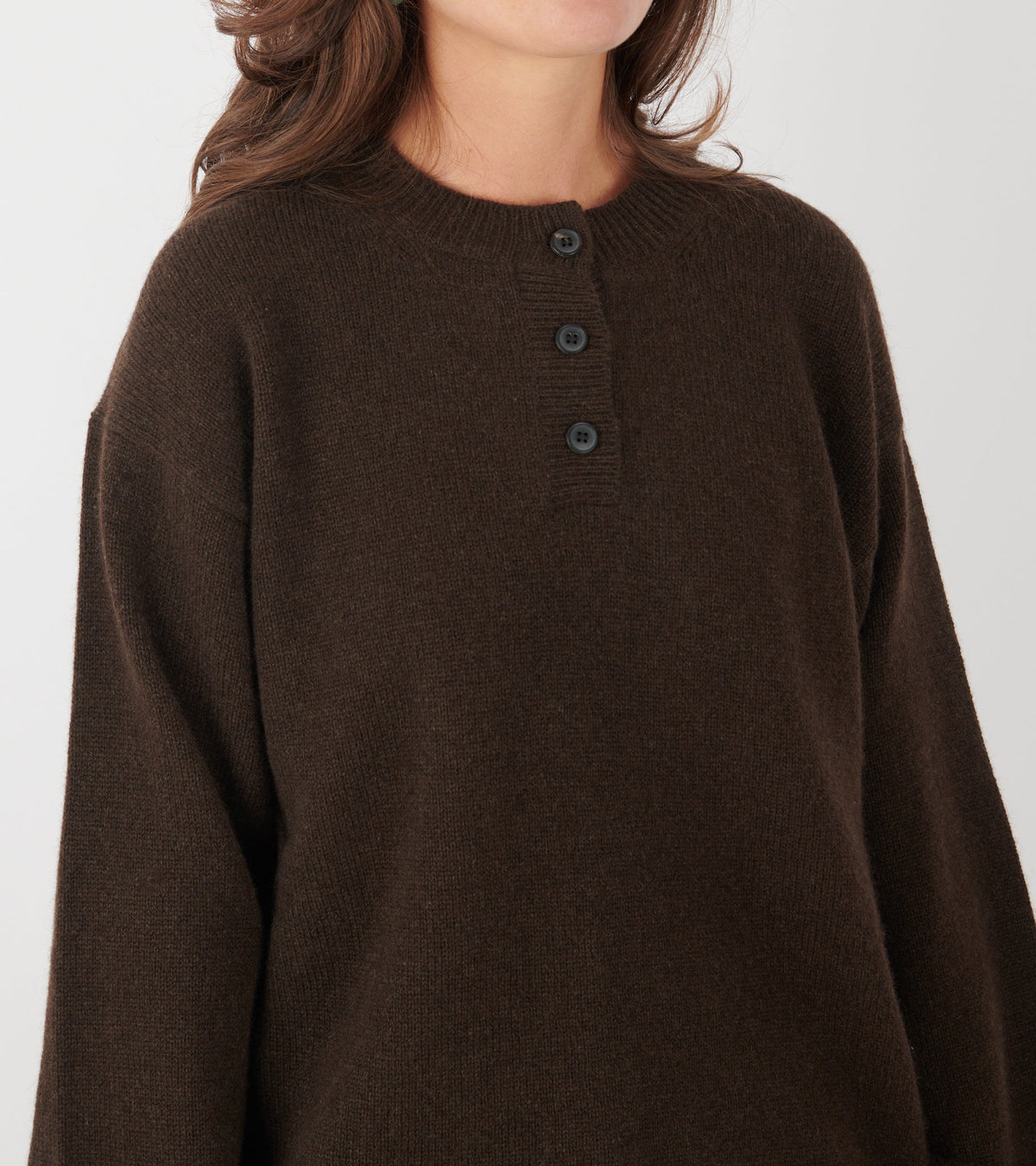 Franco Sweater Pure Dark Brown