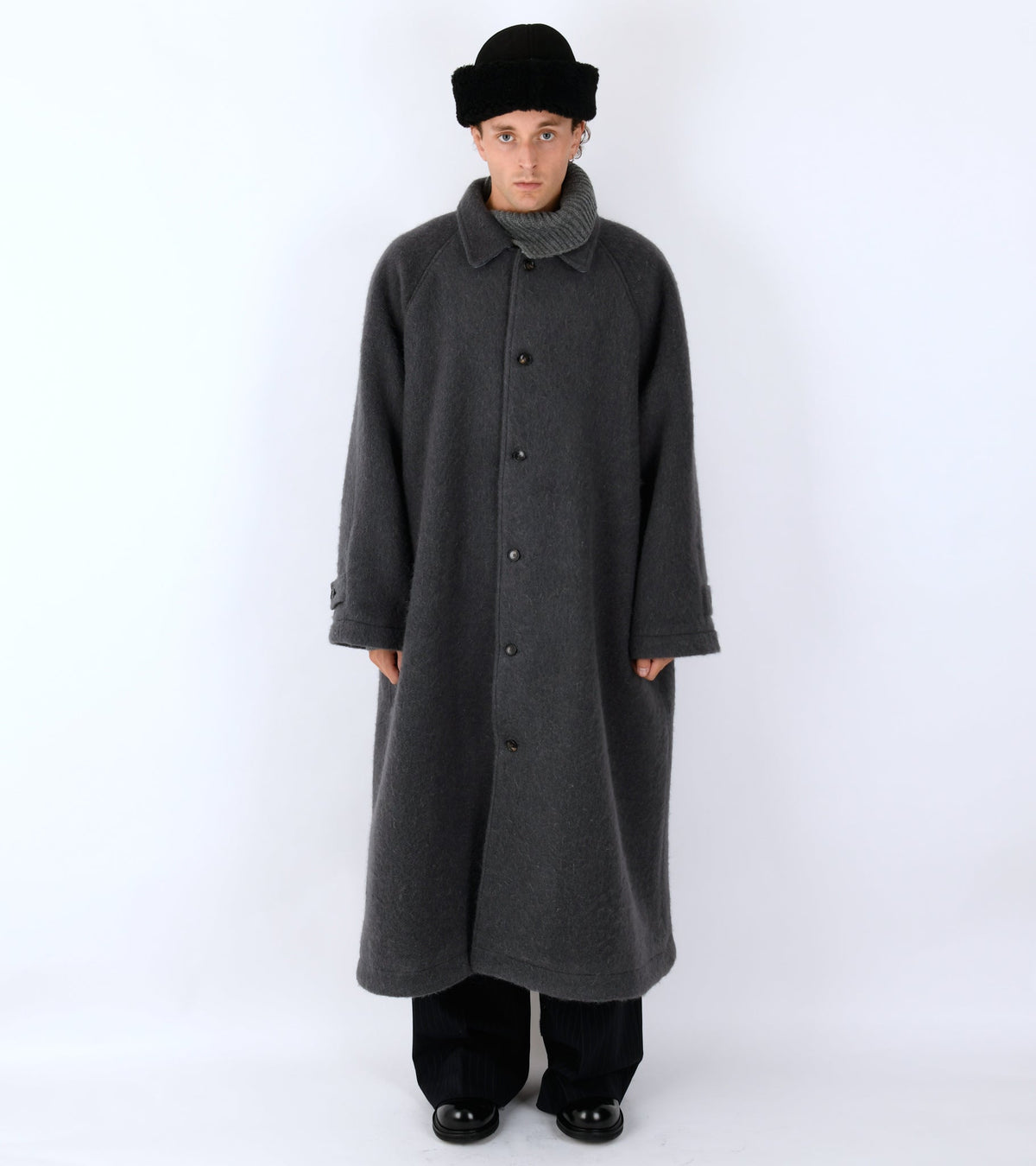 Mens Wickham Coat Slate