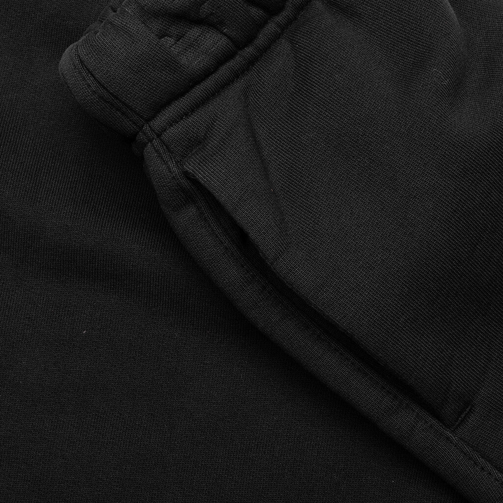 Kid's Heavy Fleece Soccer Short - Black
