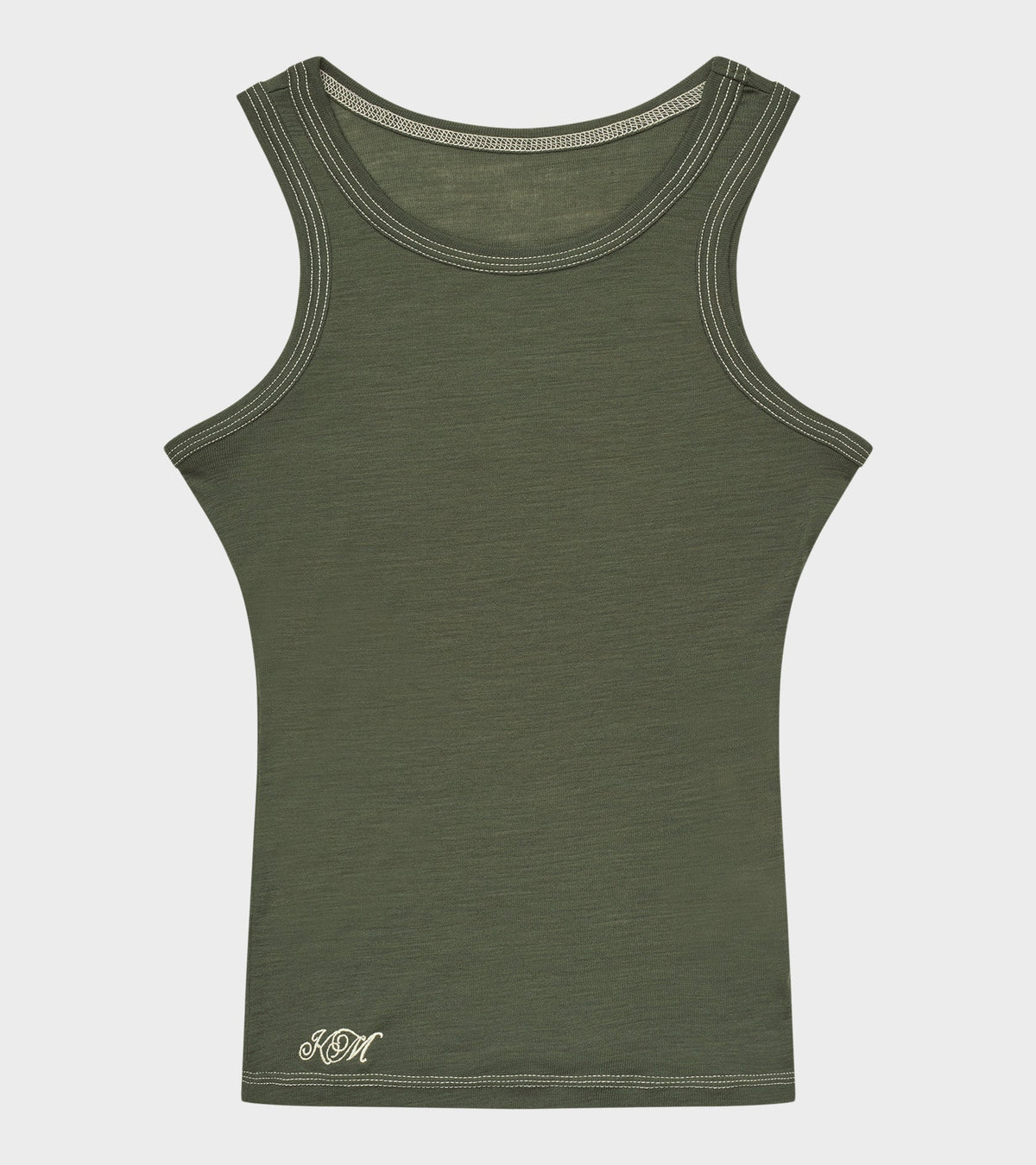 Milo Top Grey/Green Melange