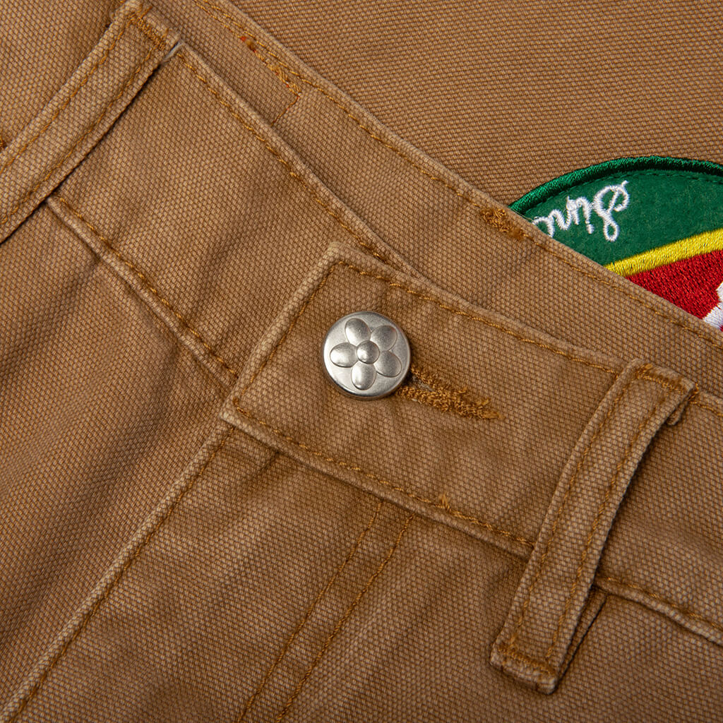 Fruit Patch Canvas Shorts - Washed Tan