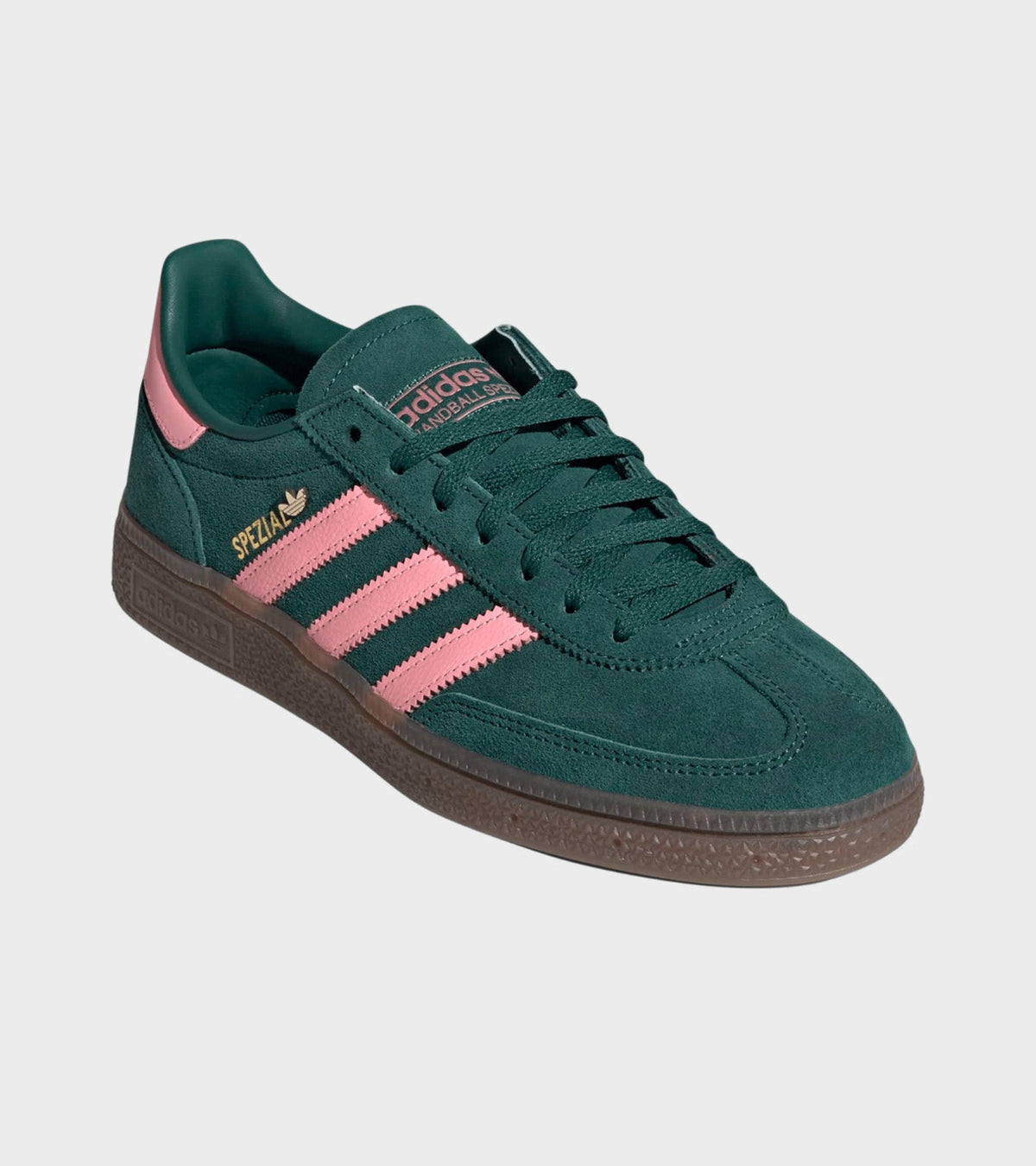 Handball Spezial W Collegiate Green/Pink Spark/Gold Metallic