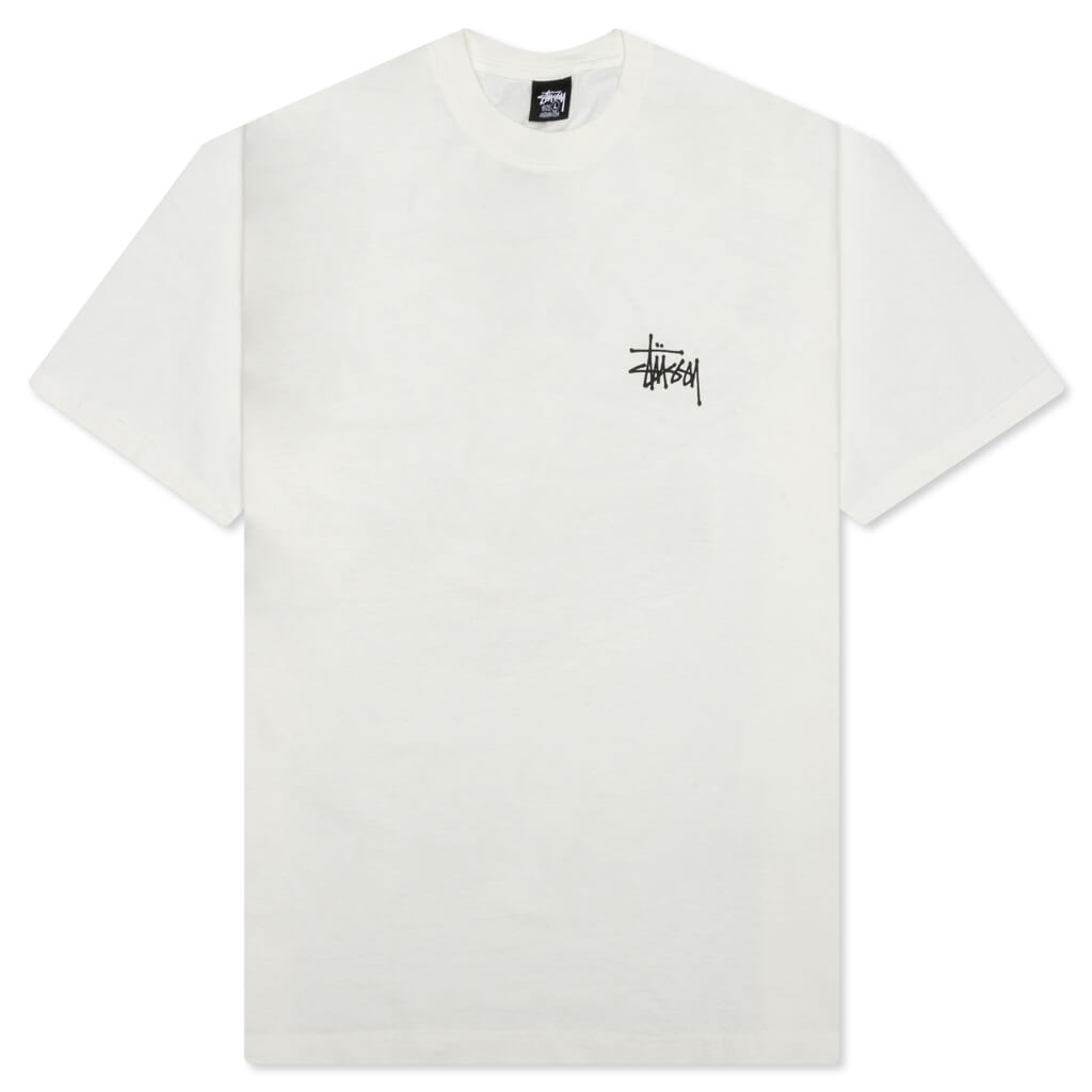 Skull Wings Dyed Tee - Natural