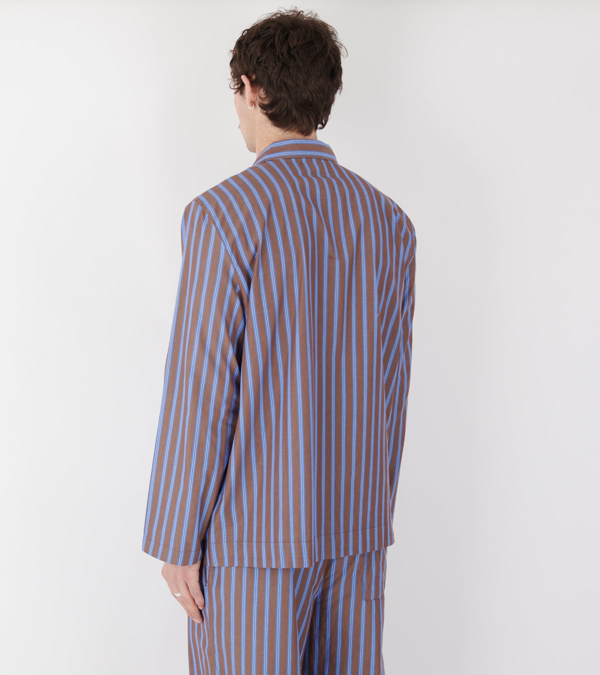 Pyjamas Shirt - Chestnut Stripes