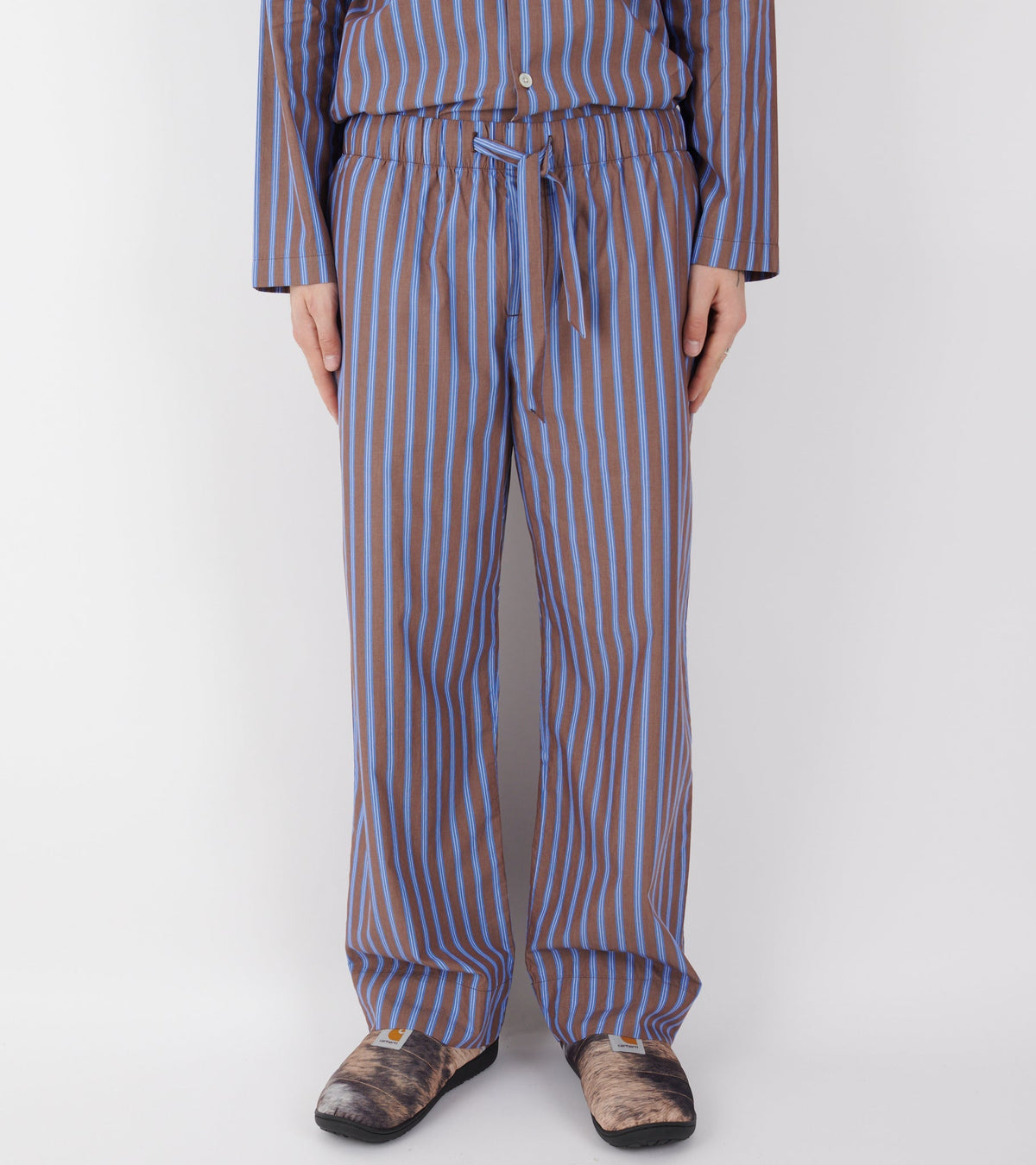 Pyjamas Pants Chestnut Stripes