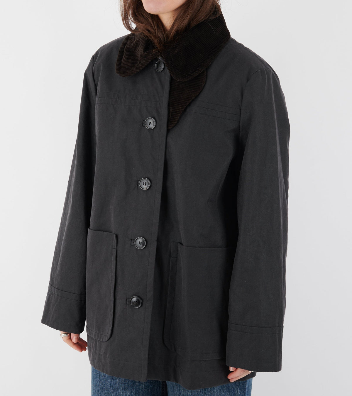 Jamie Jacket Ripstop Oilskin Antracite