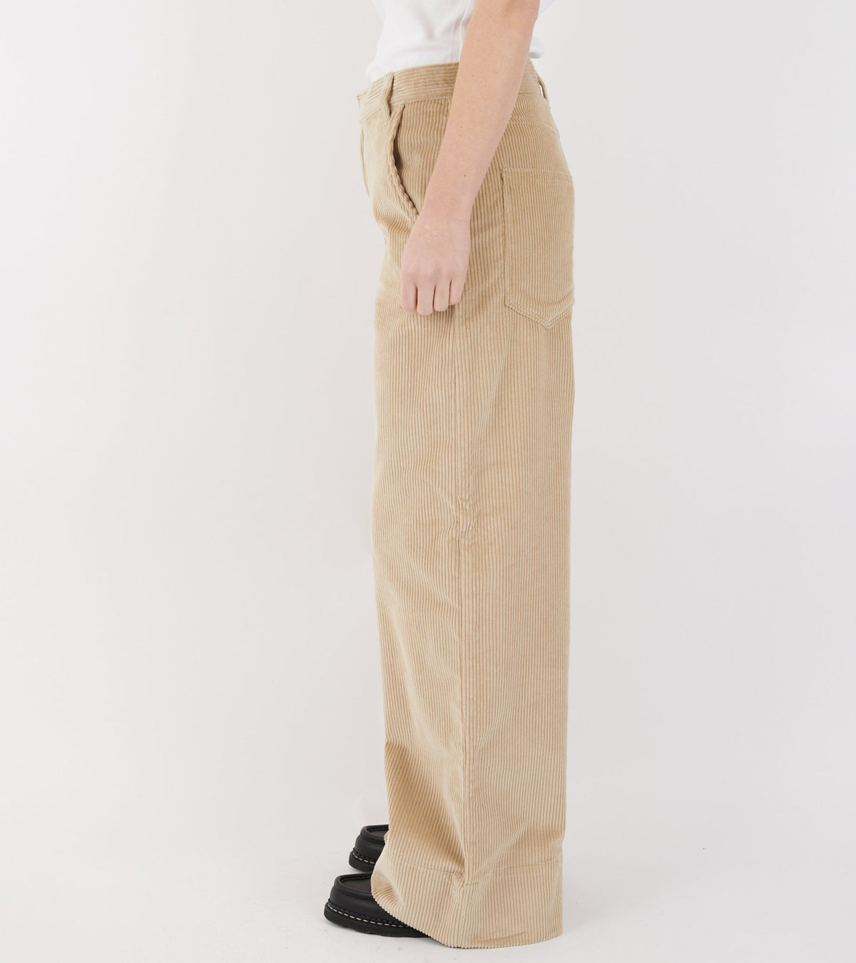 Corduroy Wide Pants Beige