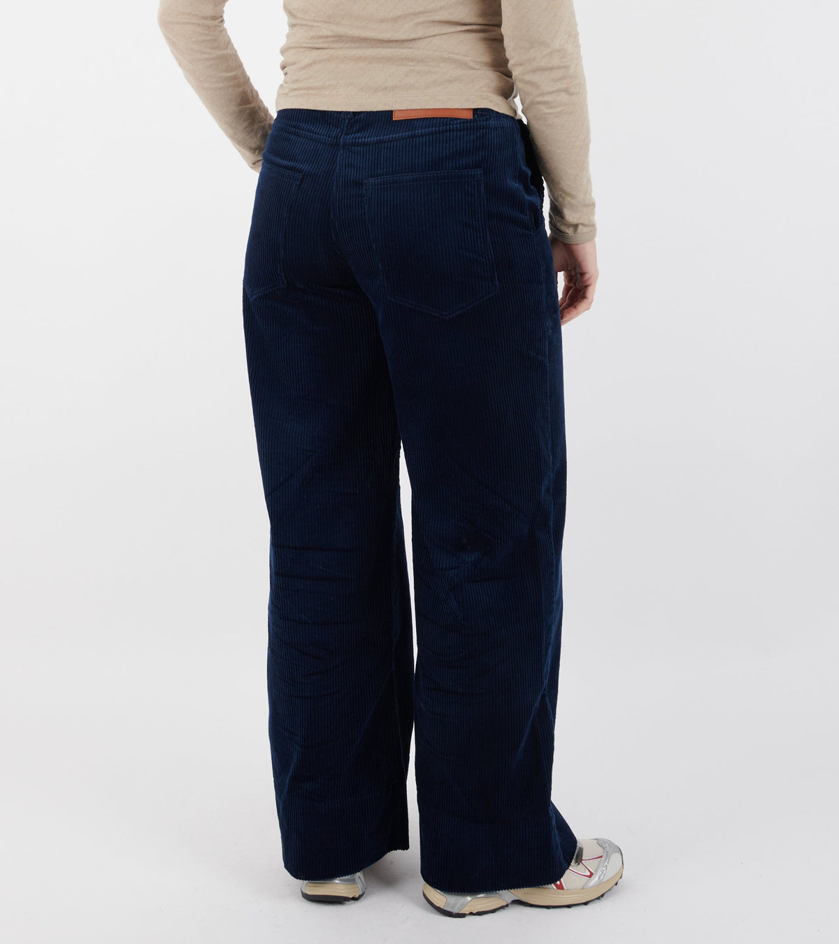 Corduroy Wide Pants Navy
