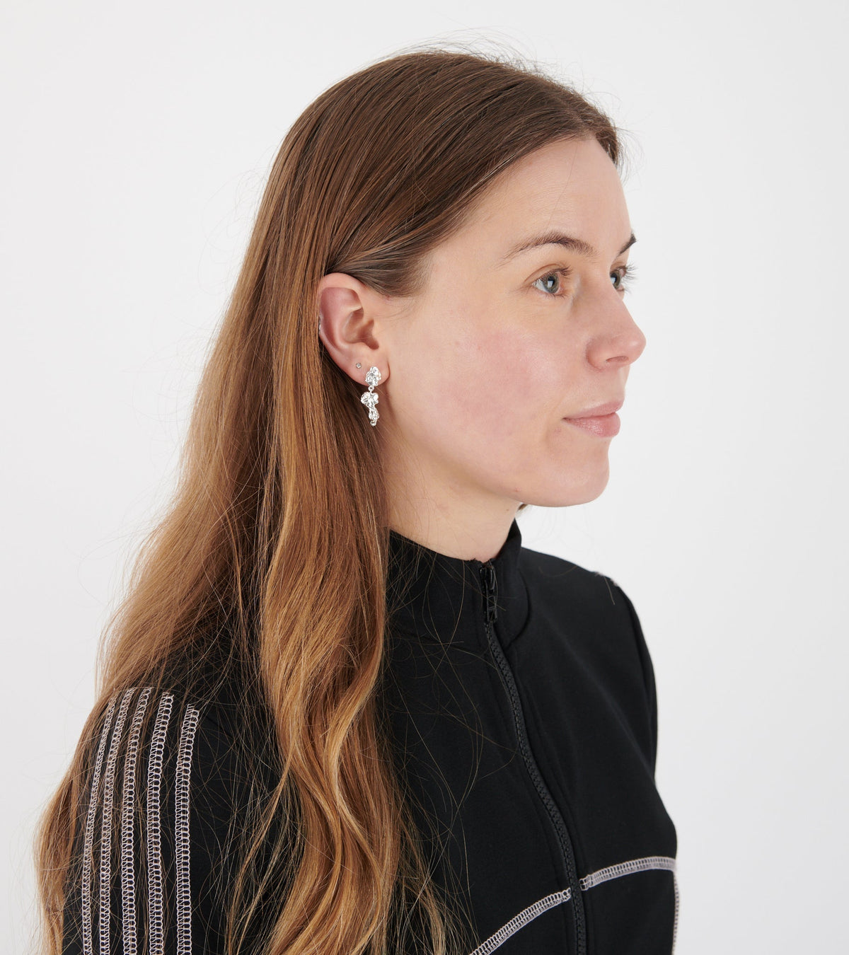 Pia Earring Silver
