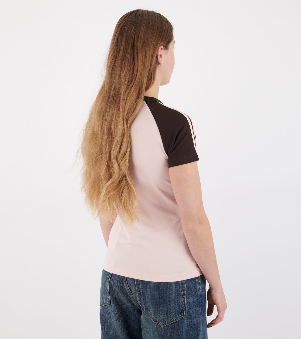 Slim Tee Sandy Pink/Aurora Coffee
