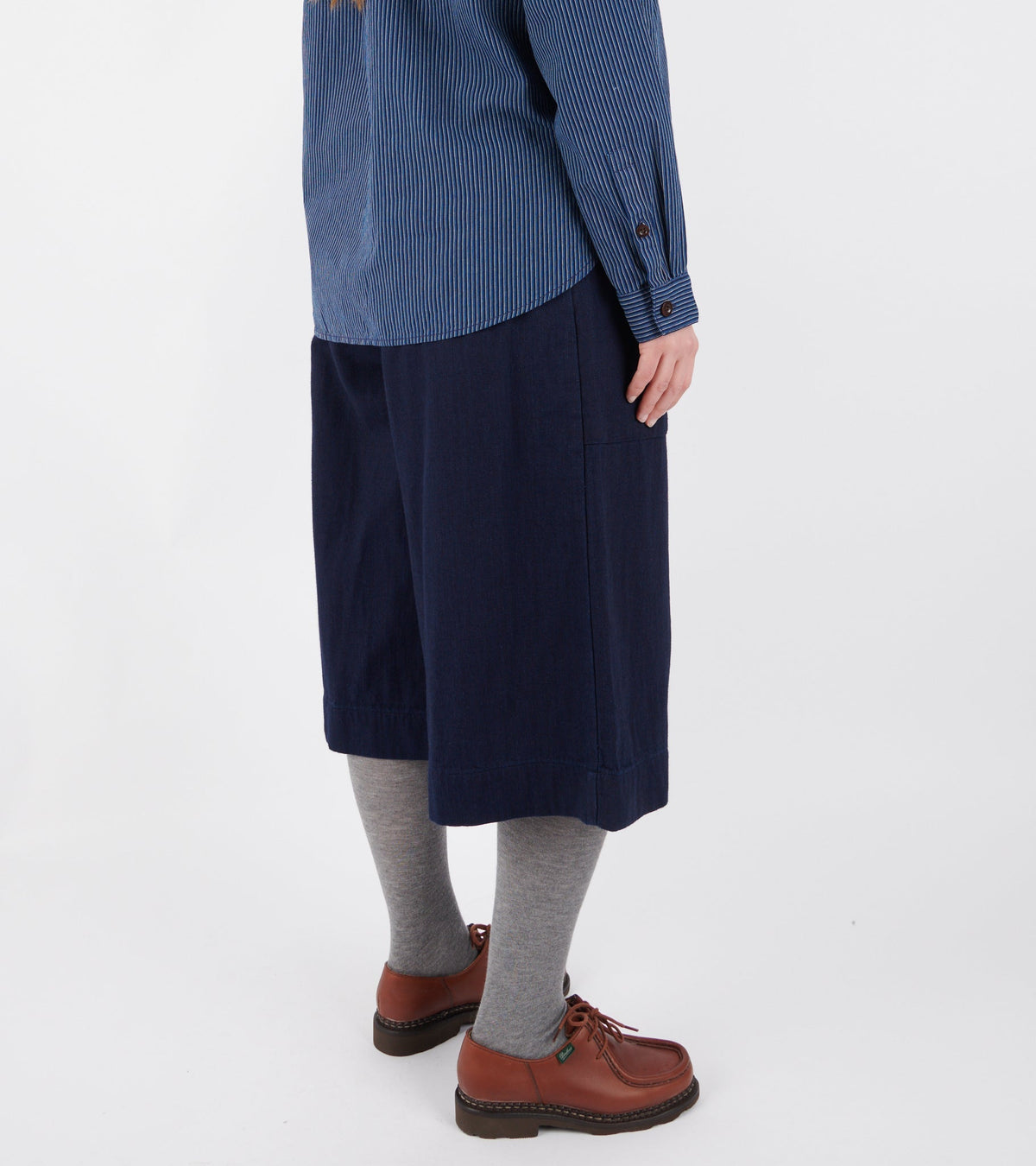 Japanese Indigo Denim Culottes Indigo