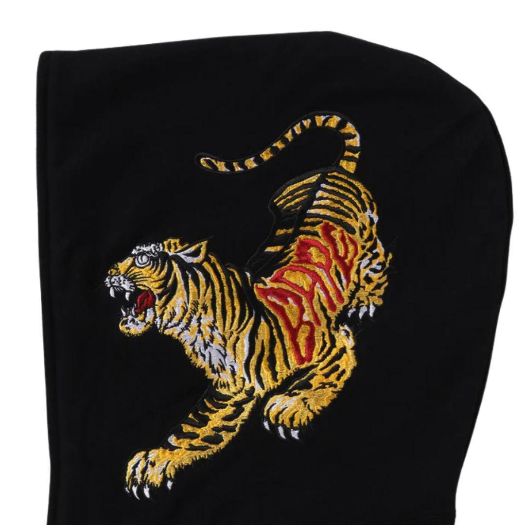 BAPE TIGER & DRAGON FULL ZIP HOODIE BLACK