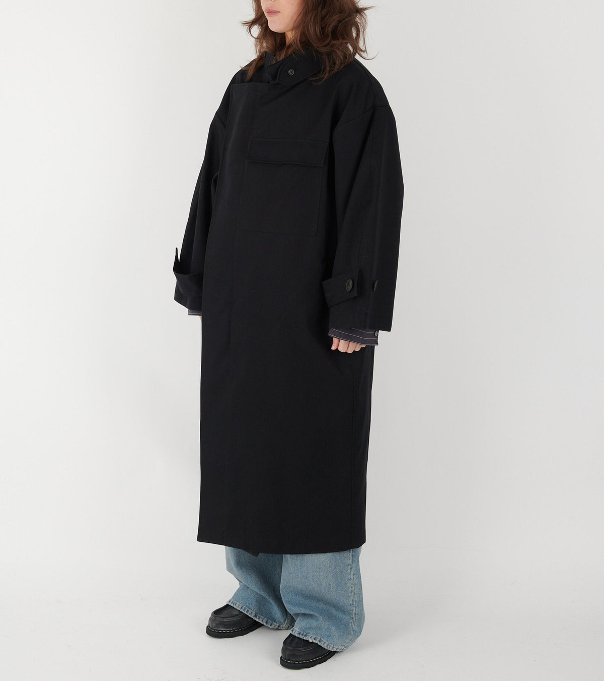 Water Resistant Coat Black
