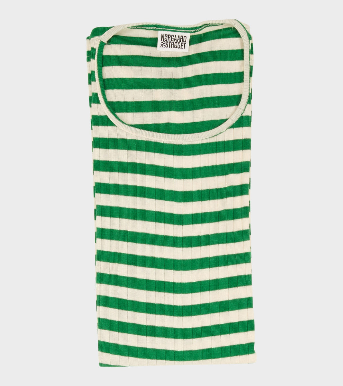 101 Rib Broadway Apple Green/Ecru