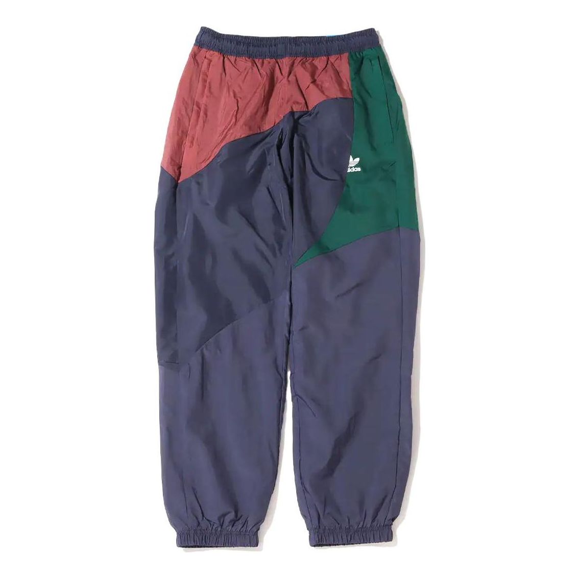 Men's adidas originals Bld Cb Tp Shadow Logo Splicing Bundle Feet Sports Pants/Trousers/Joggers Autumn Navy Blue HC4501