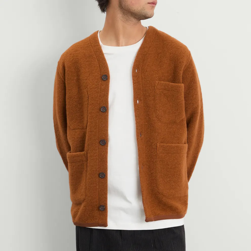 Universal Works Wool Fleece Cardigan