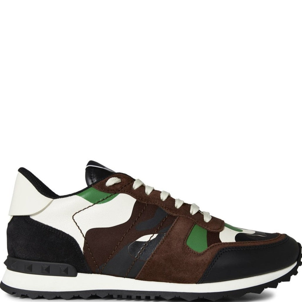 Valentino Camouflage Rockrunner Sneakers