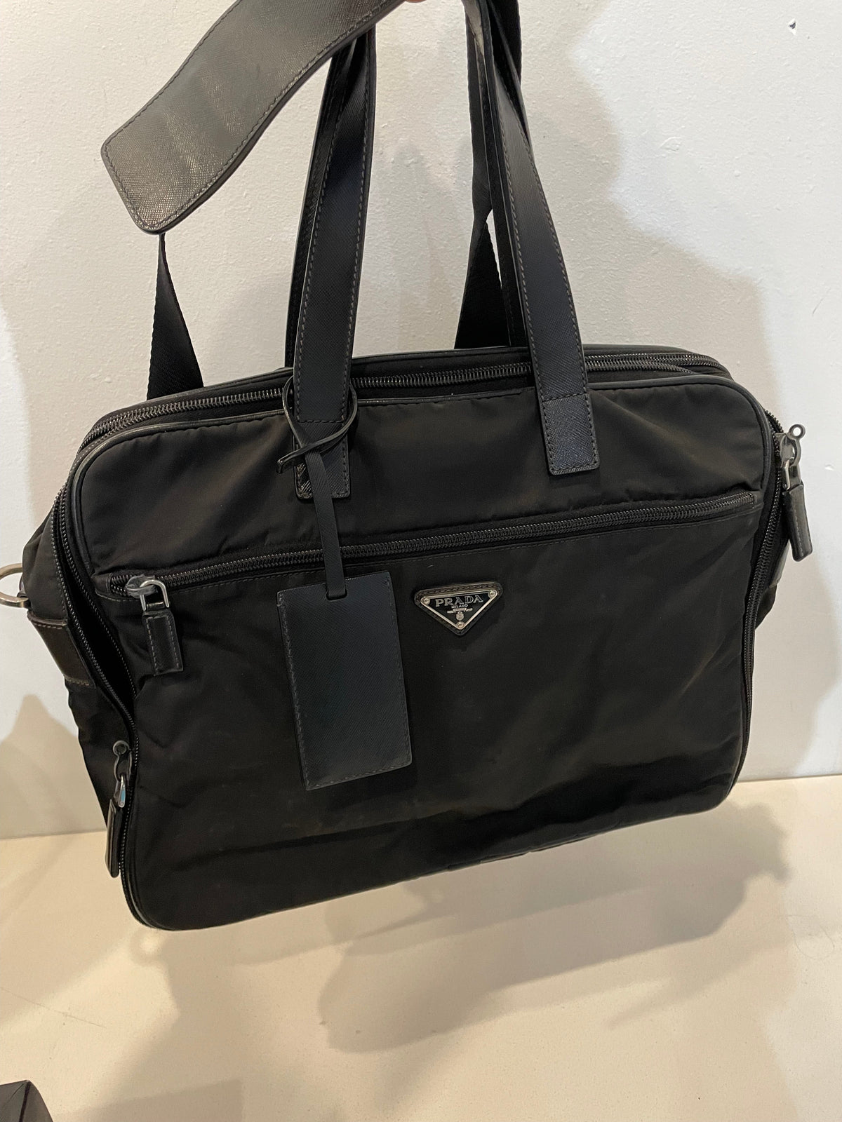 PRADA BLACK BUSINESS BAG