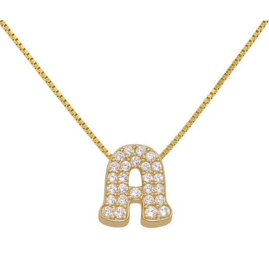 EVERYDAY INITIAL NECKLACE GOLD