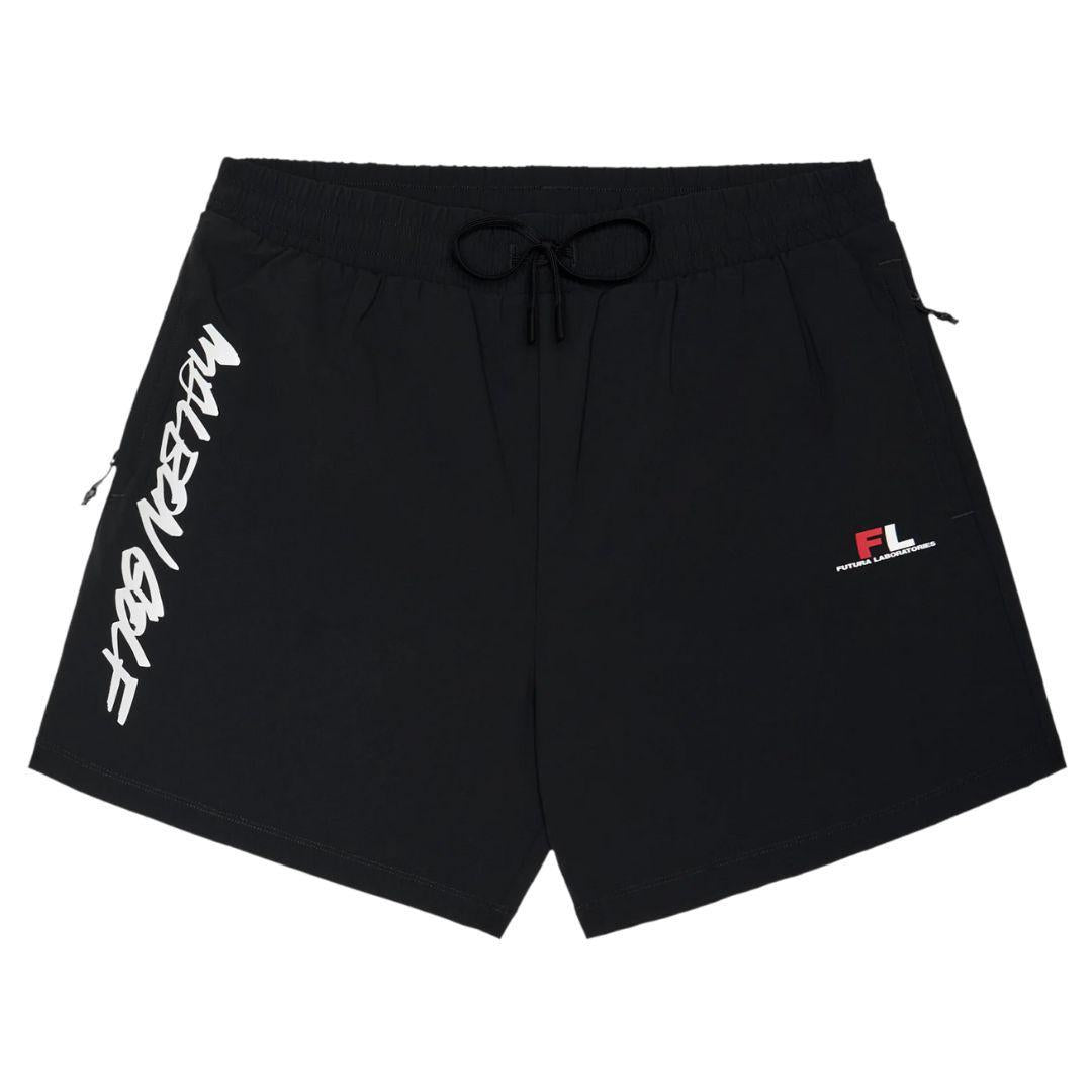 MALBON FUTURA TAG TECH SHORT BLACK