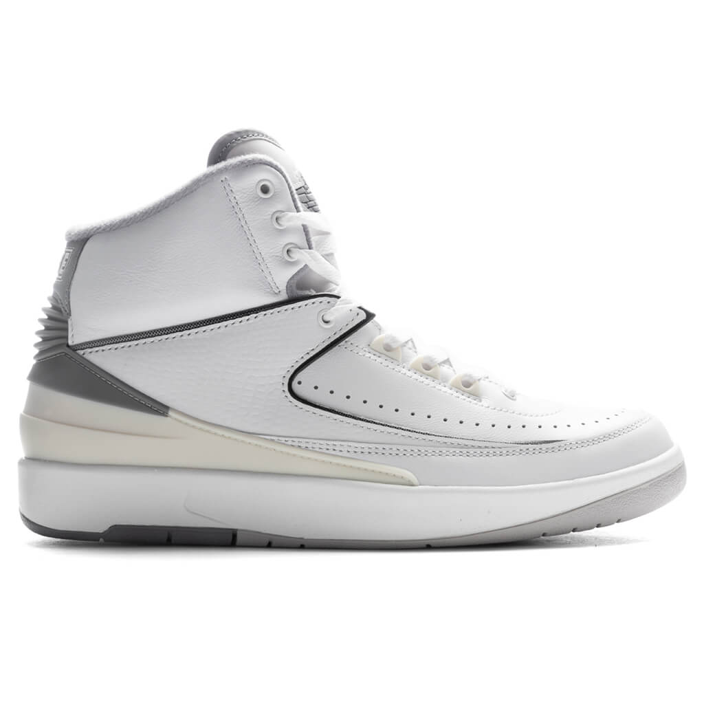 Air Jordan 2 Retro - White/Cement Grey/Sail