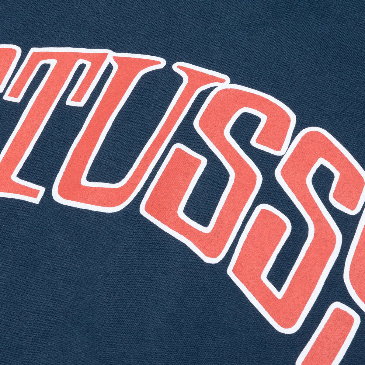 Arched Pigmented Dyed Tee - Navy