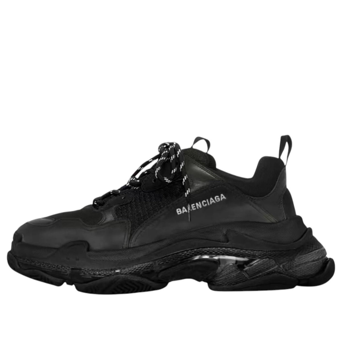 Balenciaga Triple S Clear Sole 'Black' 541624W2FB11000