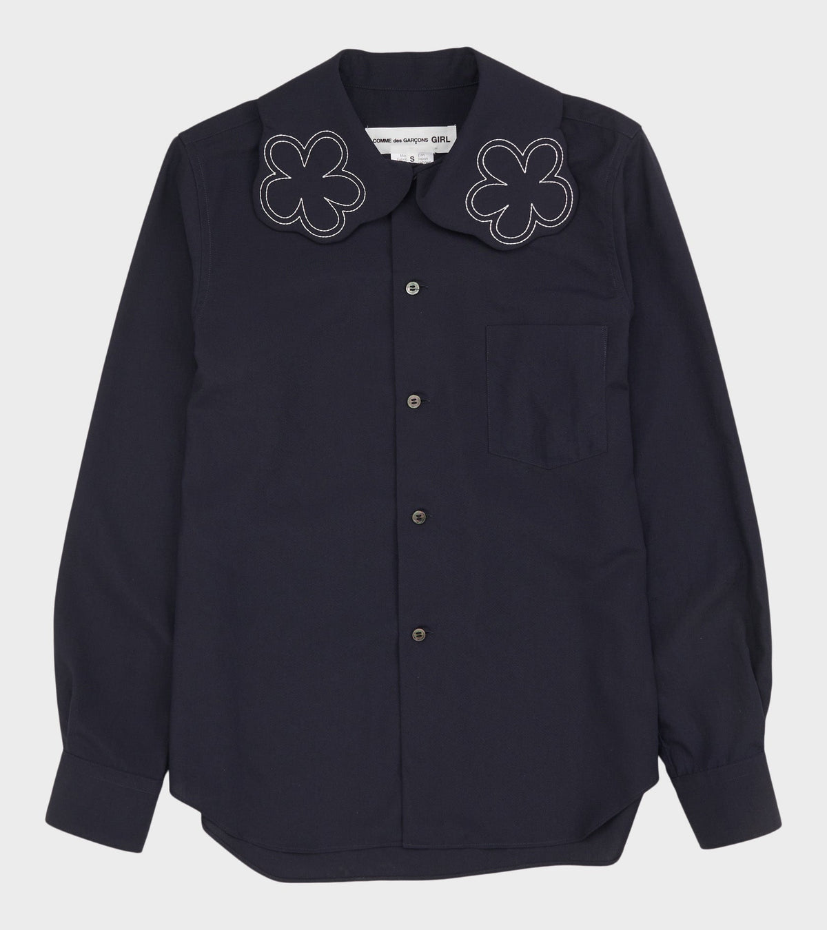 Flower Shirt Navy