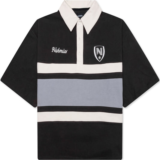 Collegiate S/S Polo Shirt - Off Black