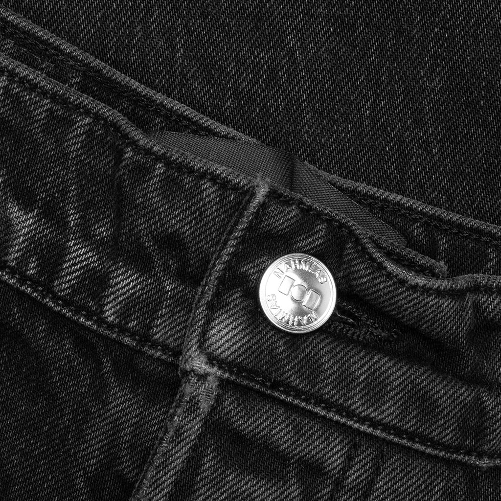 Denim Logo Cargos - Charcoal Wash