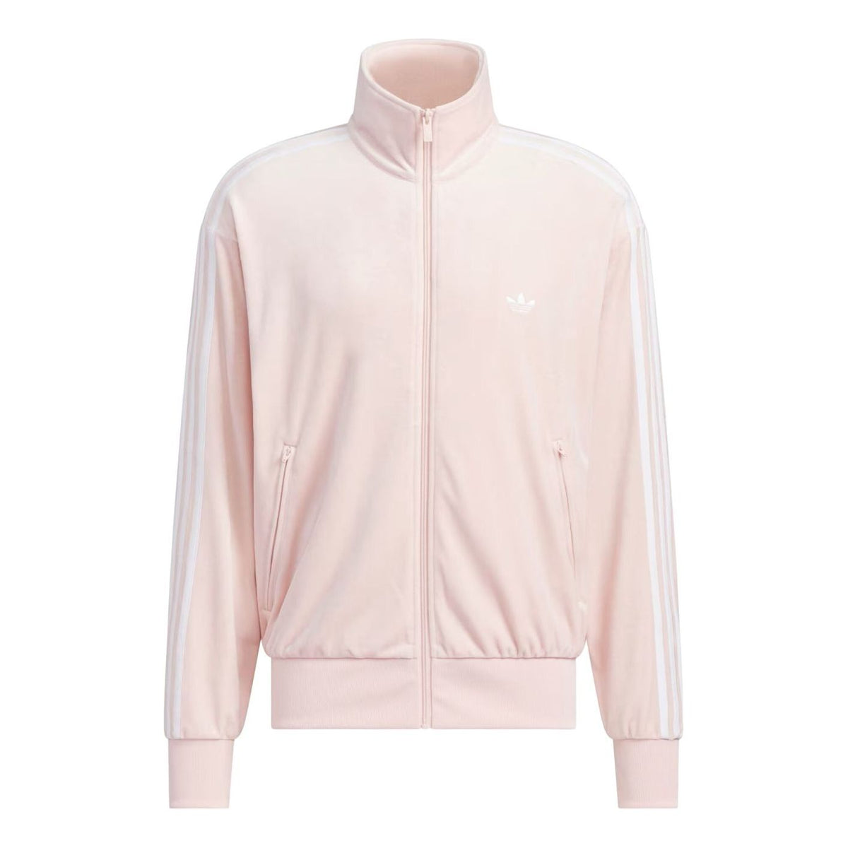 adidas Firebird Velour Track Top 'Sandy Pink' KQ5480