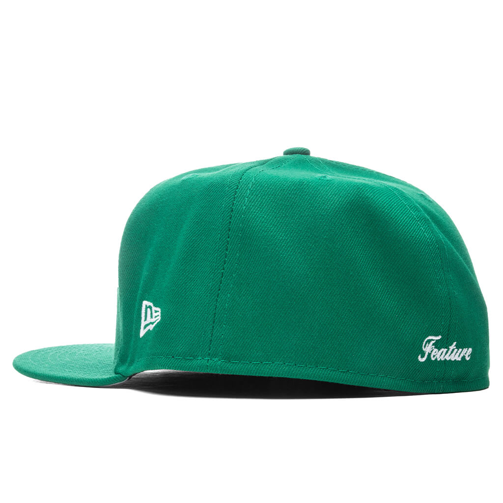 Feature x New Era Old English Fitted Hat - Kelly Green
