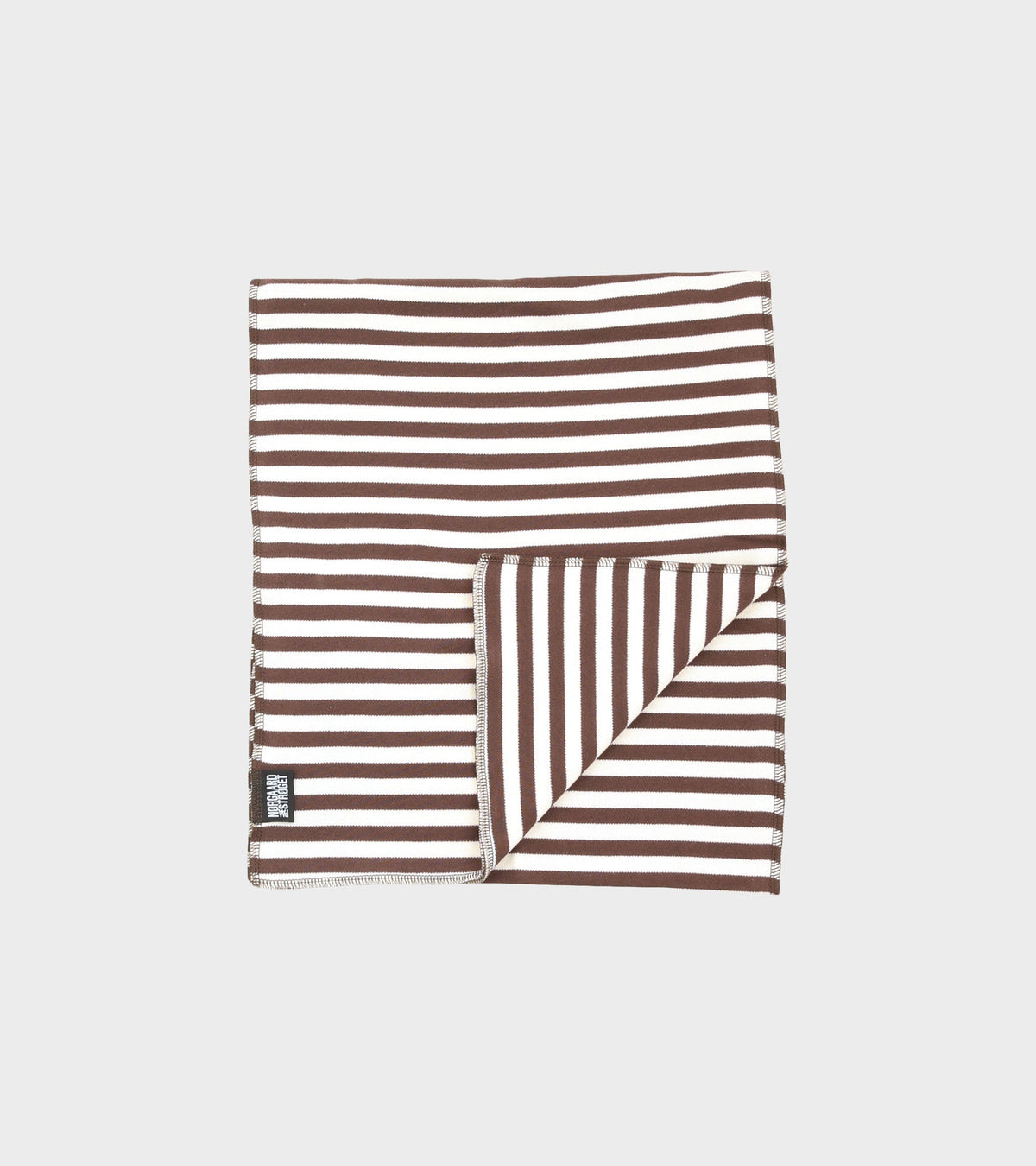 Scarf Interlock Brown/Ecru