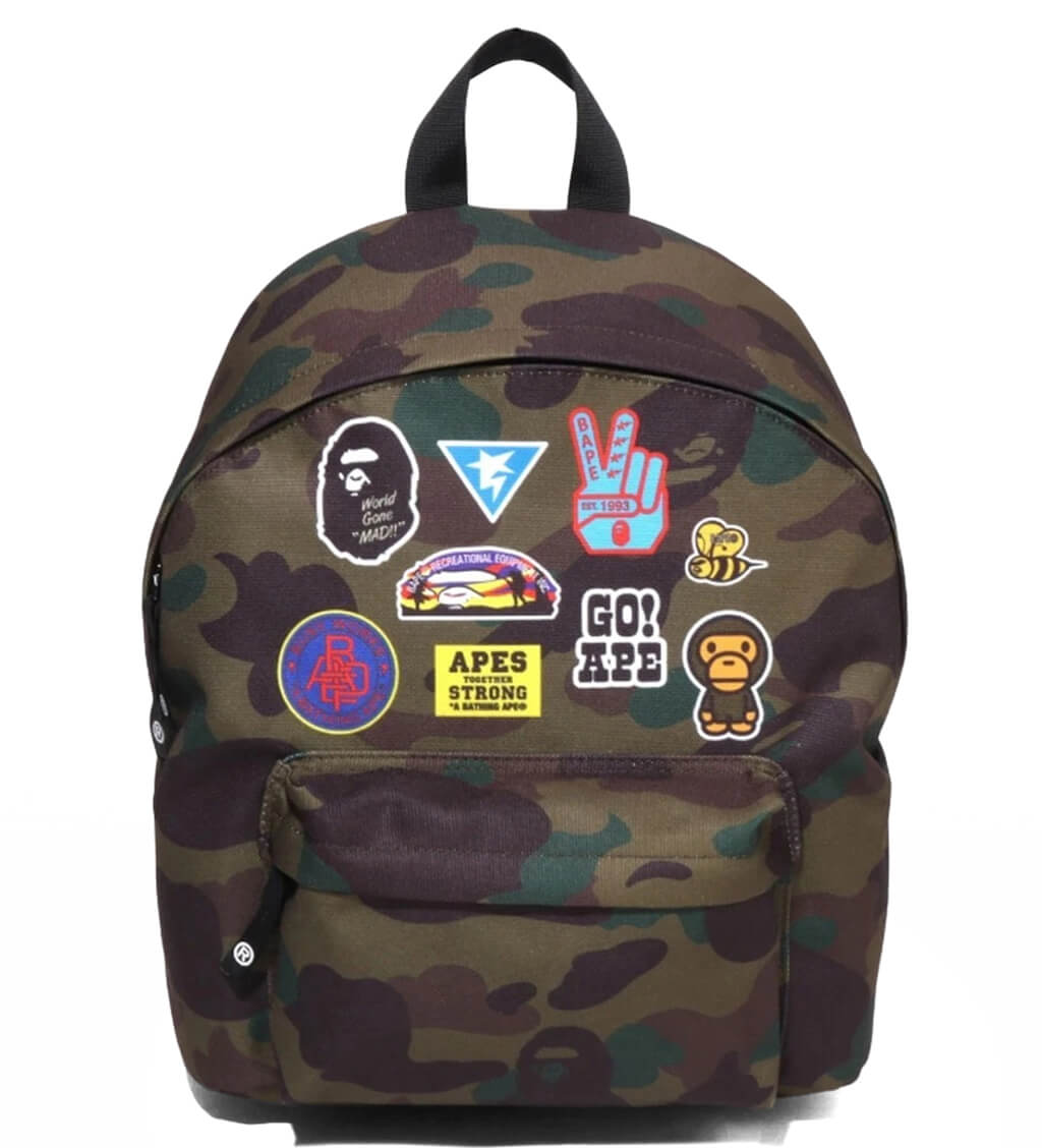 Kid's 1ST Camo Patch Print Daypack - Green