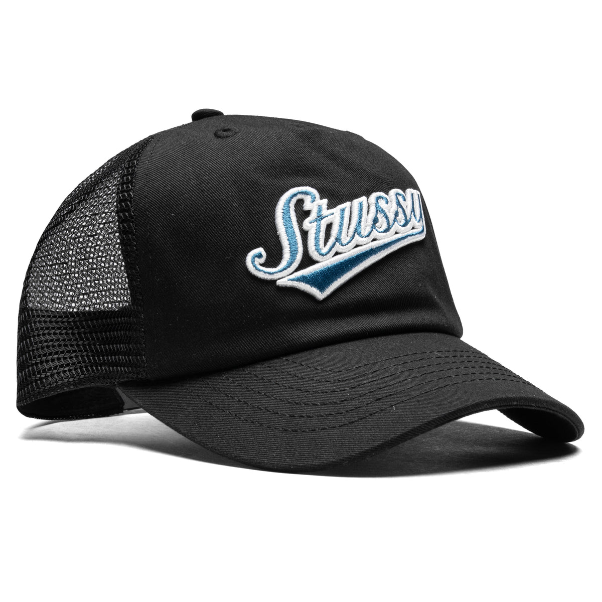 Low Profile Trucker Athletic Cap - Black