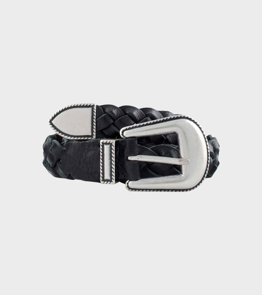 M2423 Braided Belt Black