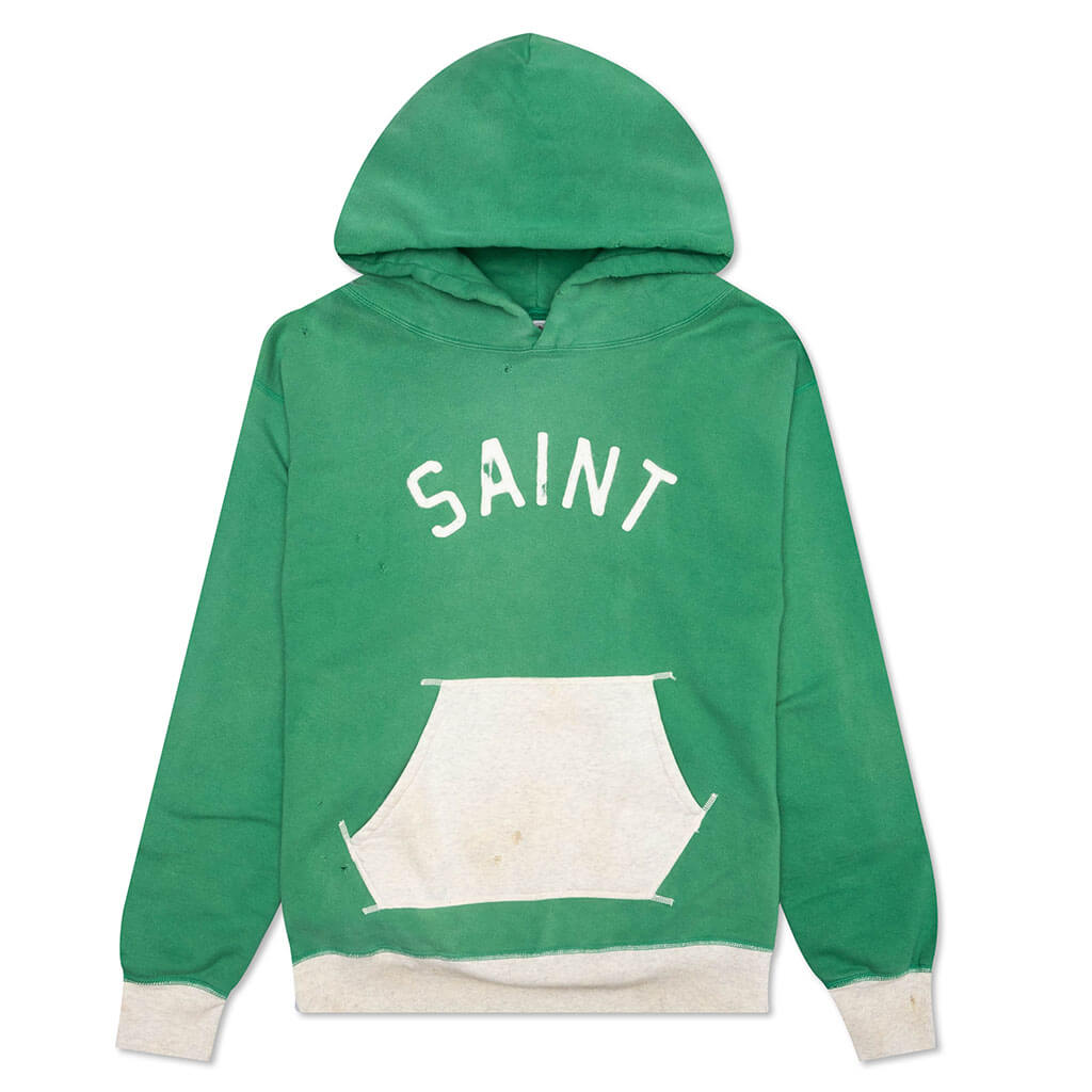 Hoodie - Green/Grey