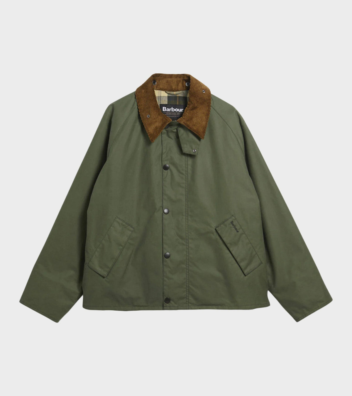 Transport Waxed Jacket Light Moss