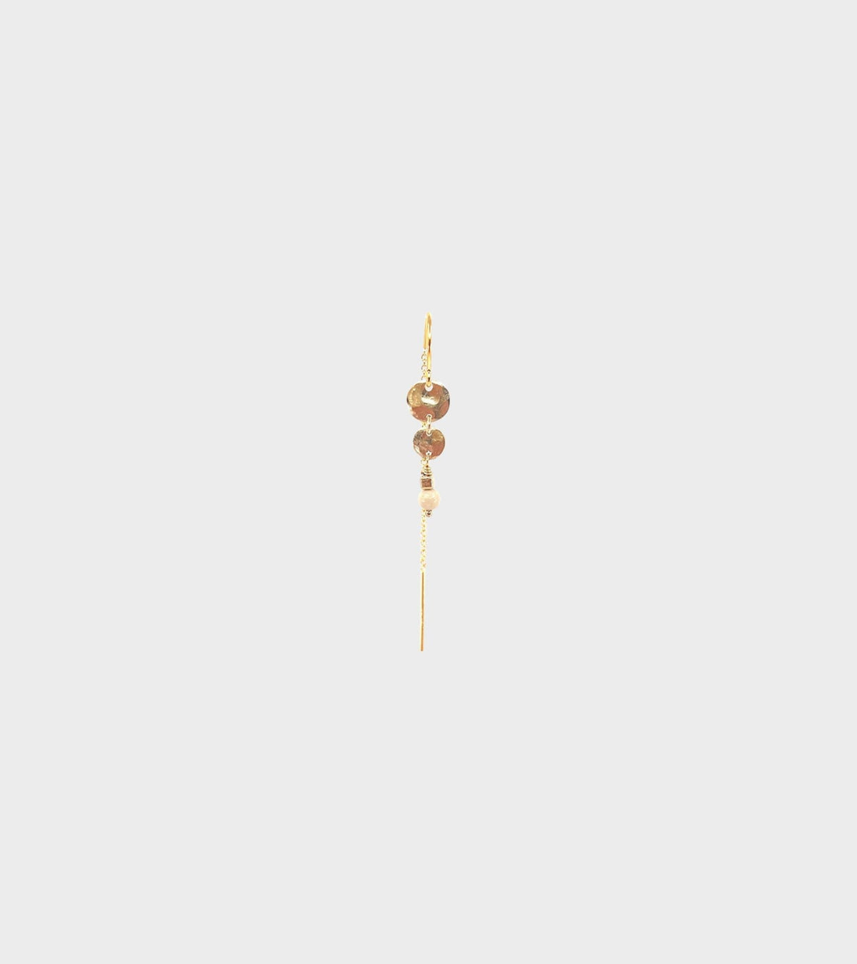 Lula Earring Cream Riverstone