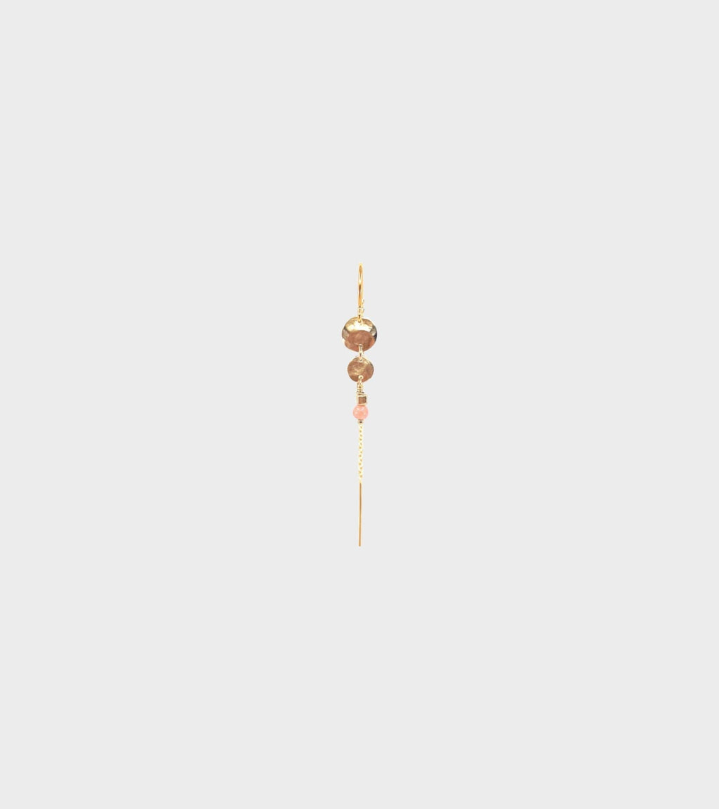 Lula Earring Pink Rhodocrosite