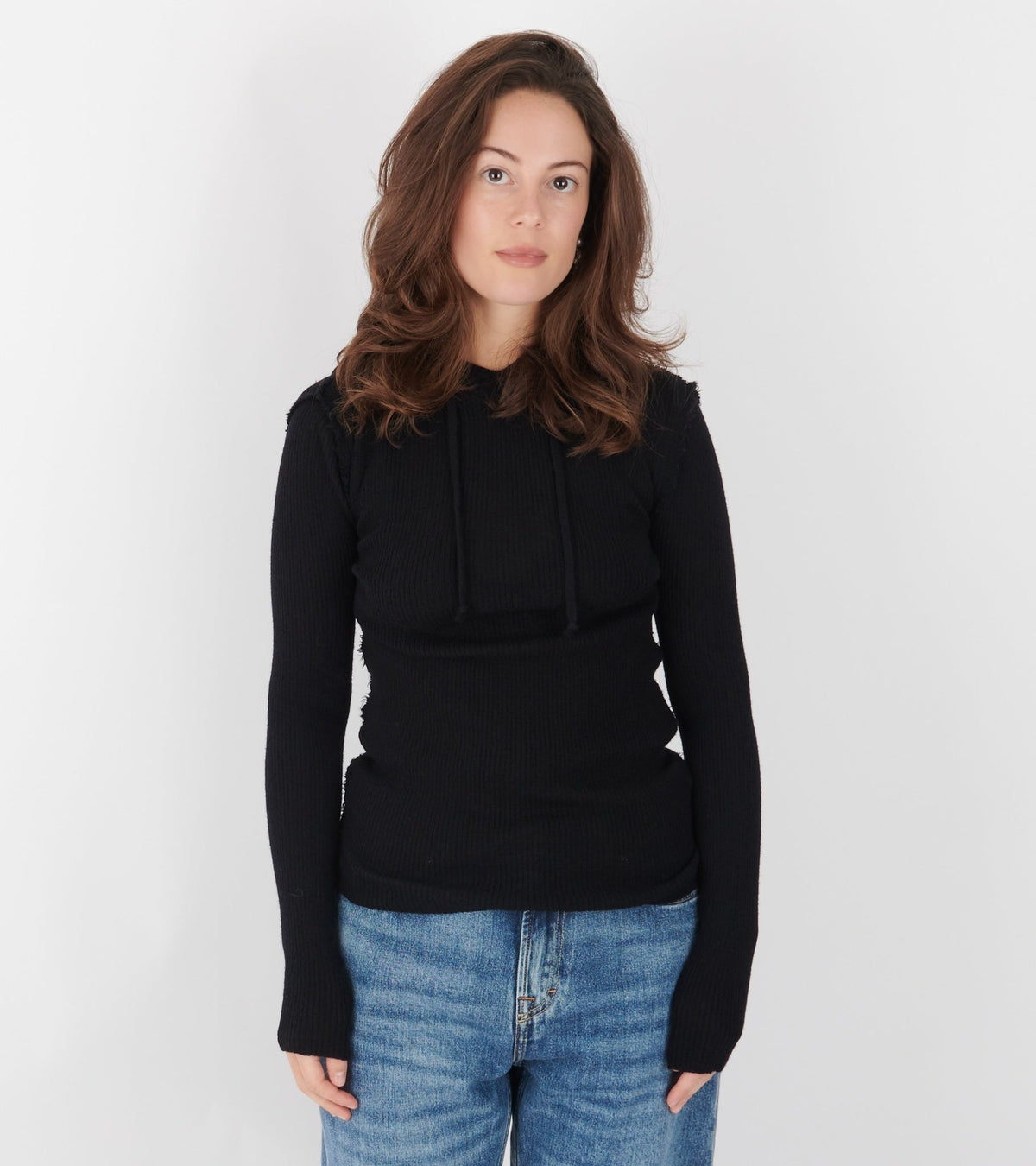 Brim Hoodie Black