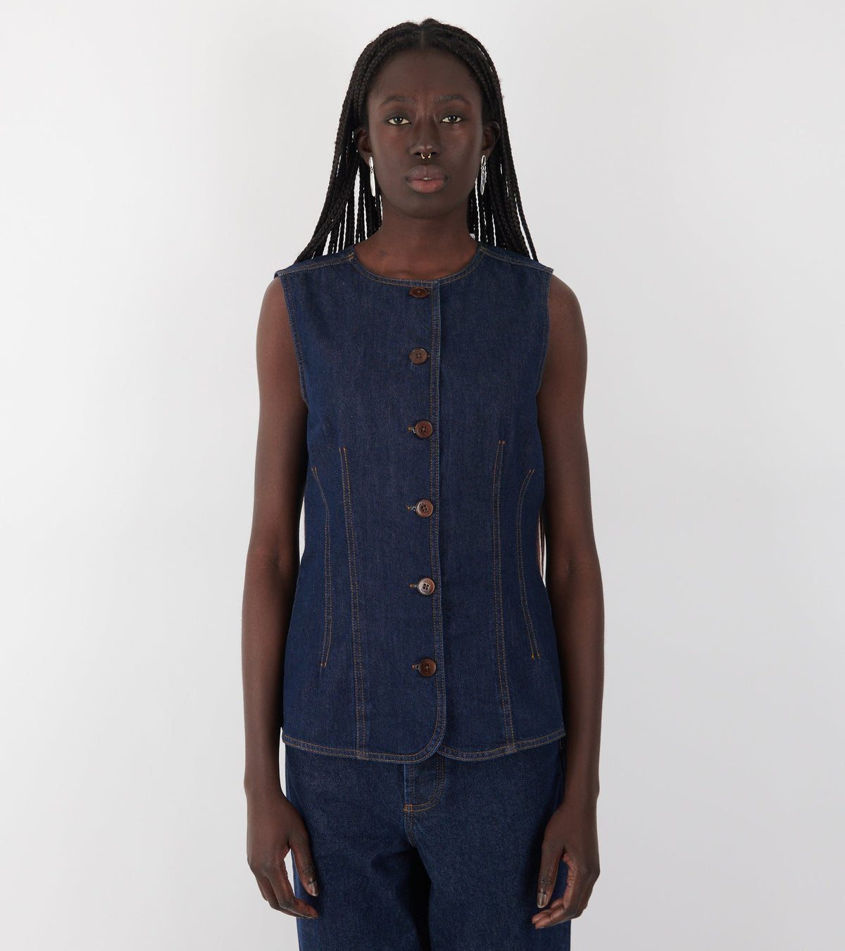 Tammy Vest Indigo Blue